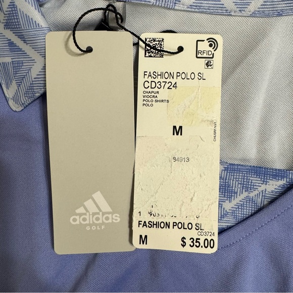 Adidas Women’s Golf Fashion Print Sleeveless Polo - Picture 9 of 11